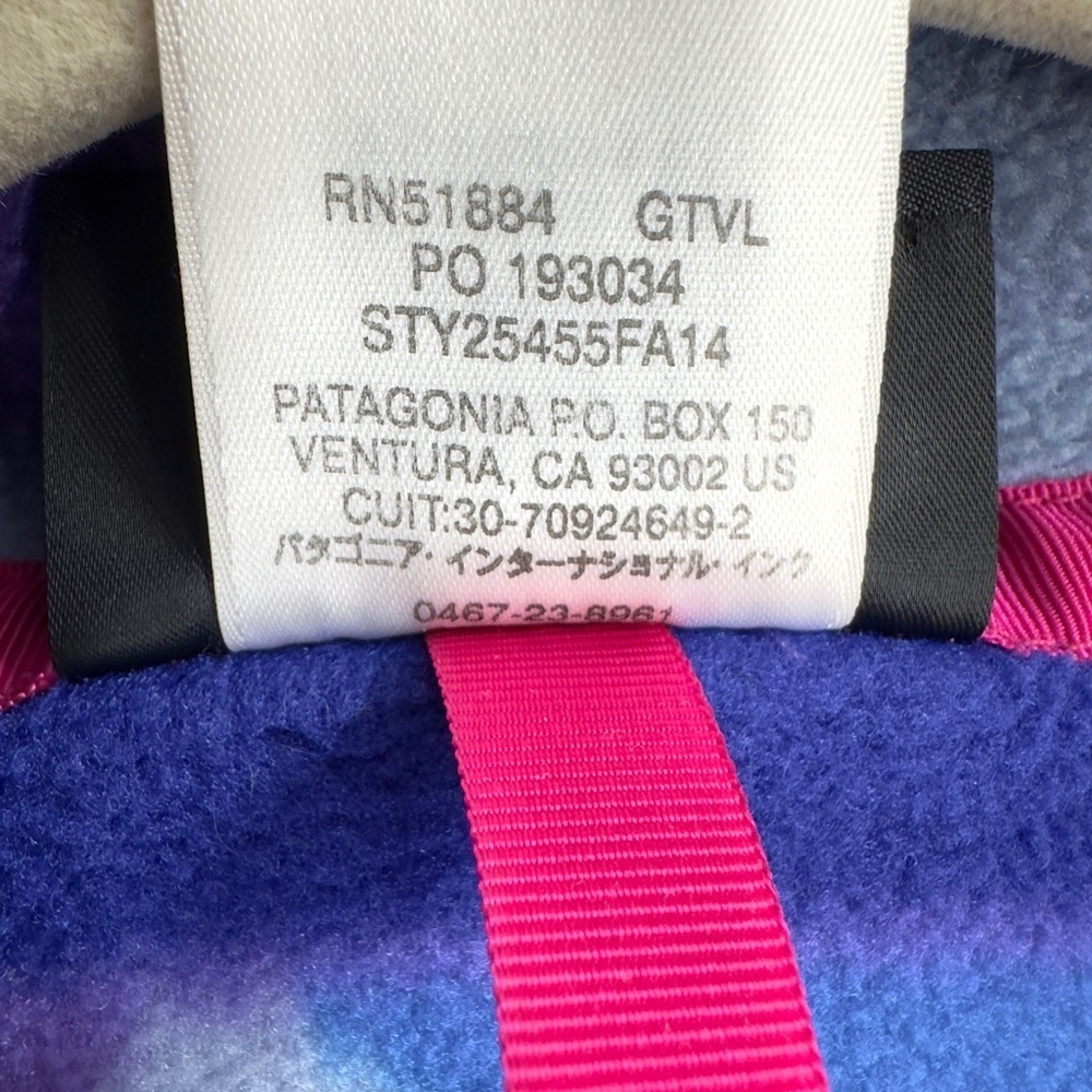 Patagonia Fleece Womens Medium Synchilla Snap T Aztec Southwest Gorp Colorful - Picture 7 of 10